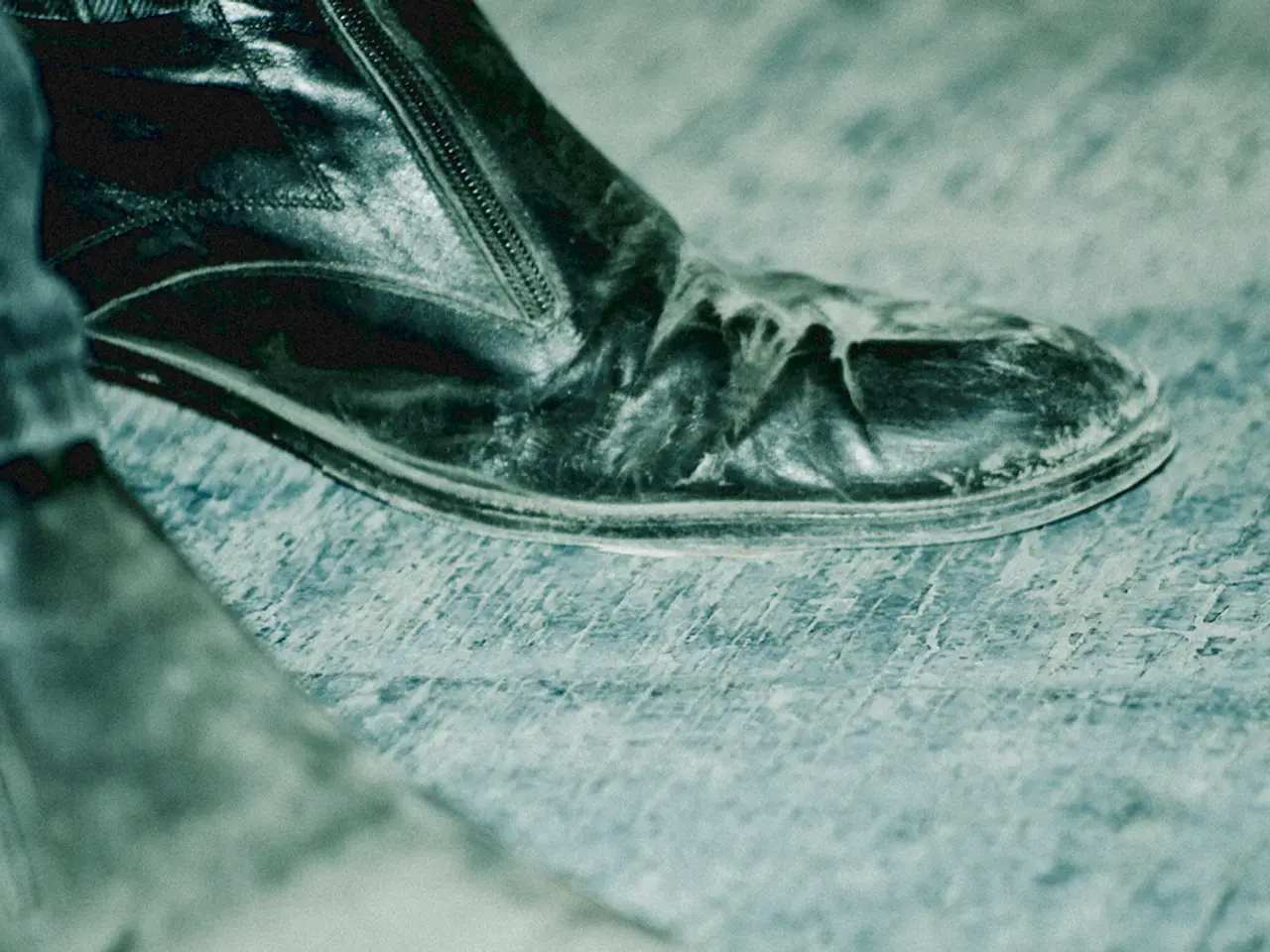 Custom Footwear: Skeleton Shoes Decorated with Adhesive Vinyl