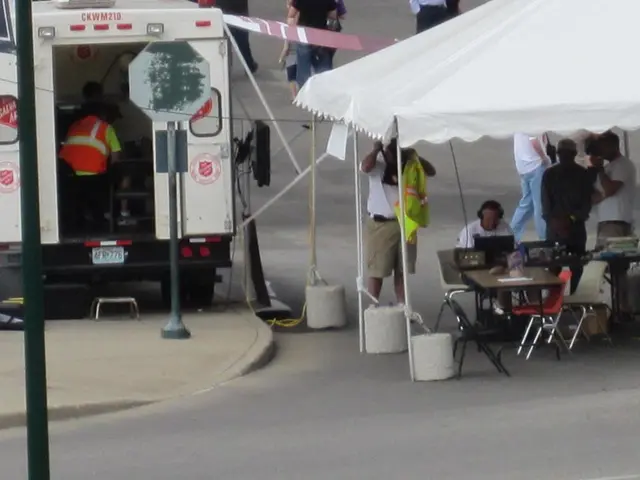 Raucous Gathering at Kamp-Lintfort Beach