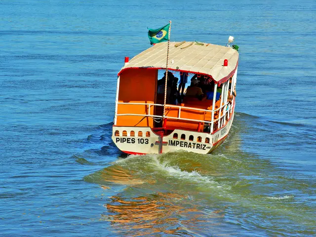 Navigational Flag Displaying the Word "Home"