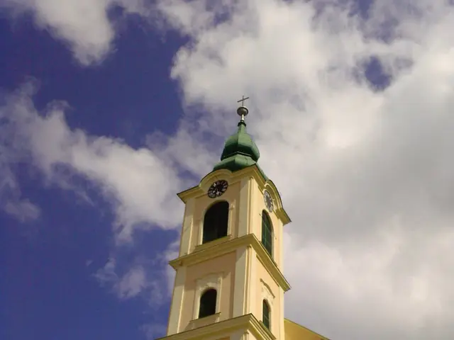 Towering 85 meters high, Luther Church extends an invitation for ascension to its soaring tower