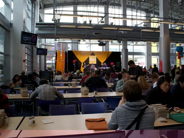 Rousing Wine Celebration in Dorndorf: Throngs of People Enjoying Wine and Song Indoors