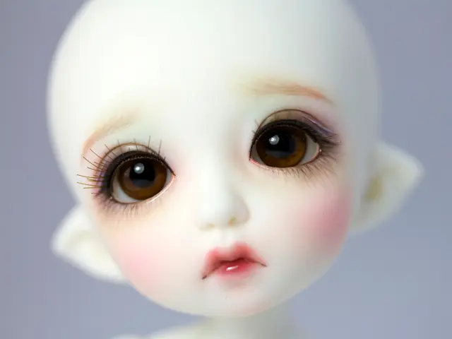 In this image there is a picture of a doll.